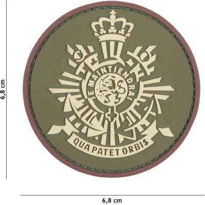 Gumová nášivka 101 Inc znak NL Corps Marines - multicam