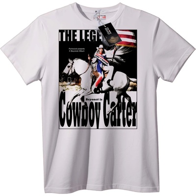 NOONEBRAND Тениска Легендата Каубой Картър - XS, Black