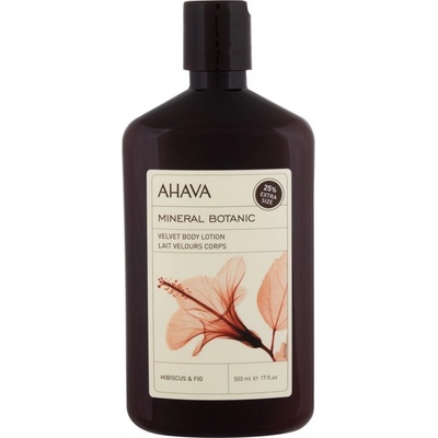 Ahava Mineral Botanic Hibiscus & Fig sametové tělové mléko 500 ml