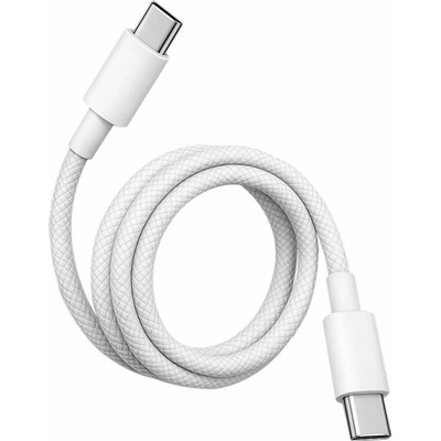 Teltech TCA-08 PD E-maker 5A 100W USB-C - USB-C 3m bílý