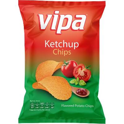 Vipa chips s kečupovou príchuťou 80 g