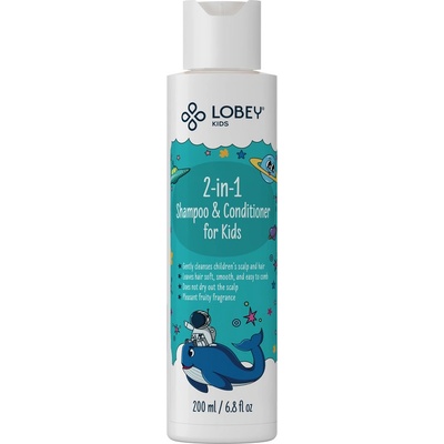 LOBEY Šampon s kondicionérem pro děti 200 ml