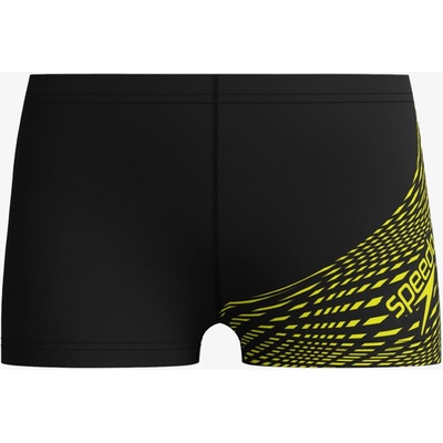 Speedo Medley Logo Aquashort Boy Black/Atomic Lime