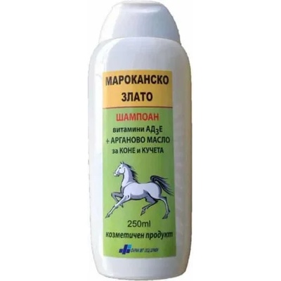 ФАРМА ВЕТ Шампоан „МАРОКАНСКО ЗЛАТО - за здрав, еластичен и лъскав косъм, ФАРМАВЕТ БЪЛГАРИЯ - 200 мл
