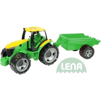 Lena Traktor bez lžíce a bagru s přívěsem