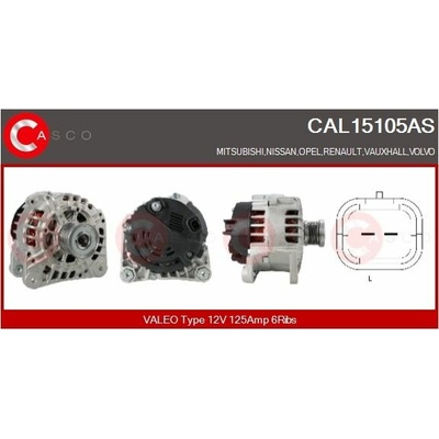Generátor CASCO CAL15105AS