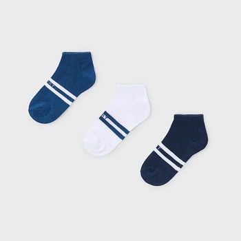 Mayoral Комплект 3чифта чорапи светло син, тъмносин и бял за момче Mayoral
