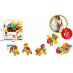 Mattel Soft Building Blocks Set 60pcs + Backpack
