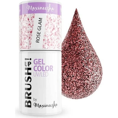 BRUSHUP! Gél lak Rose Glam 5 g