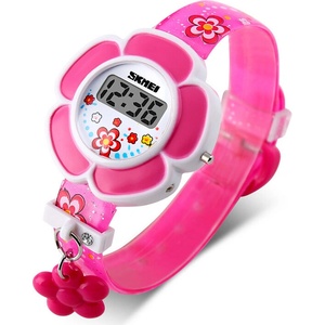 Skmei Детски часовник SKMEI Flowers, Дигитален, Розов (SKMEI-1144-KIDS-PINK) Часовници