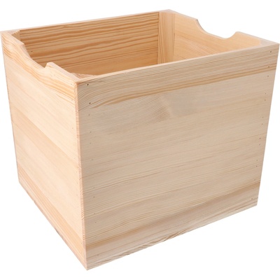 ČistéDrevo drevený box 33 x 38 x 33 cm