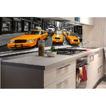 DIMEX ART Фототапет за кухня - жълто такси 180 x 60 см