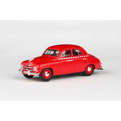 Abrex škoda 1201 1956 Taxi červená 1:43