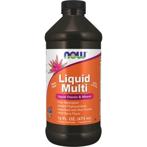 NOW Liquid Multi [473 мл] Горски плодове