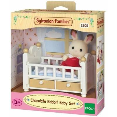 EPOCH Фигурки на Герои Sylvanian Families Baby Rabbit Chocolate Bed