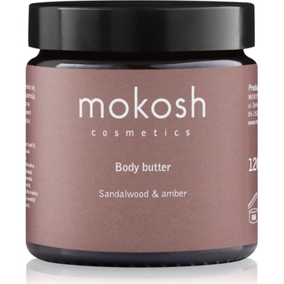 Mokosh Sandalwood & Amber vyživující tělové máslo 120 ml