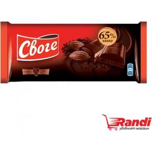Своге Шоколад Своге 65% какао 80гр