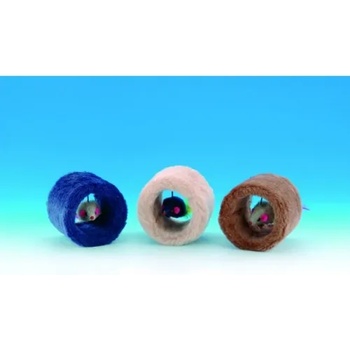 Image 1 of Nobby Играчка плюшен тунел с мишка 7 x 9 см три цвята NOBBY Германия 80075
