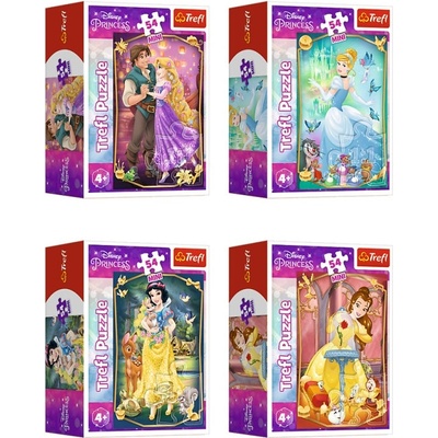 Trefl Мини пъзел Trefl от 54 части - Прекрасни принцеси, асортимент (54191)