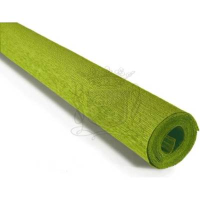 Italský krepový papír Cartotecnica Rossi 90g (50 x 150cm) - zelená 365