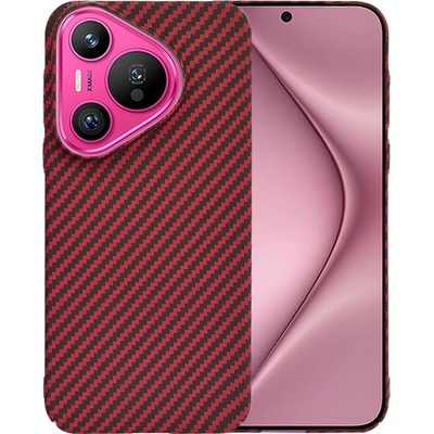 Techsuit Carbonite FiberShell puzdro pre Huawei Pura 70 – červené