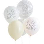 Party Deco Комплект от Балони "Hello Baby" в Нежни Цветове (FLB-116)