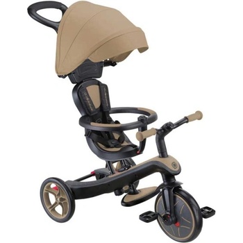 Globber Триколка 4 в 1 globber explorer trike със сенник в бежов цвят