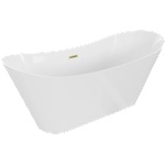 Mexen Celia 170x75 cm white/brushed gold (52331707500-55)