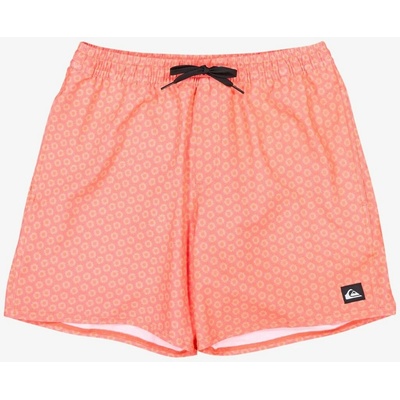 Quiksilver Stretch Printed Volley 16 Fiery Coral Mini Mayhem MKZ2