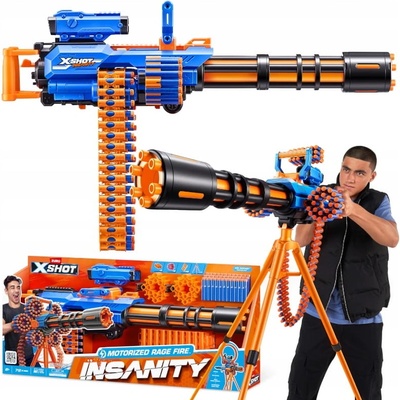 ZURU X-Shot Insanity Rage Fire blaster se 72 šipkami, dostřel 27 m