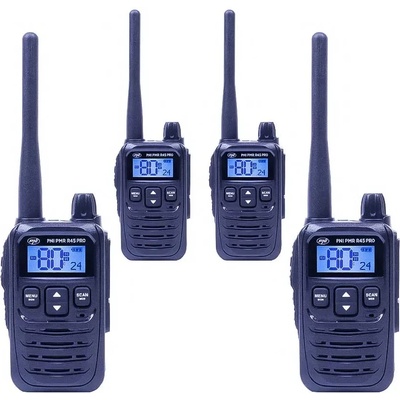 PNI PNI-R45-4 Hybrid Digital DMR PMR446 Radio Kit 4-Pack USB-C (PNI-R45-4)