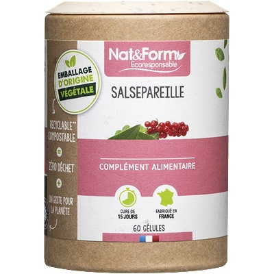 Nat&Form Сарсапарила 60 капсули | Nat&Form (025362 (SALS_60E))