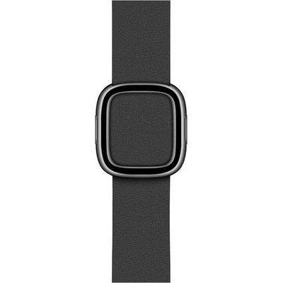 Apple Oригинална кожена каишка за Apple Watch 38мм, 40мм, 41мм, 42мм (2024) - Apple Modern Buckle Band Small (черен) (mwrf2zm/a)