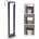 Brilagi - LED Екстериорна лампа CROTONE LED/7W/230V антрацит IP54 80 см (BG0991)