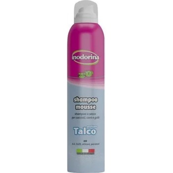 Inodorina Shampoo Mousse Talc Perfume - почистващ и дезодориращ мус за честа употреба без отмиване 300 мл