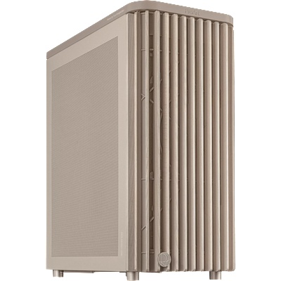 Кутия Asus ProArt PA401 Wood Edition Mesh Panel, ATX, 2x USB 3.2 Gen 1 Type-A, 1x USB 3.2 Gen 2x2 Type-C, 2x 160mm вентилатора, бежова, без захранване (90DC00M7-B39000)