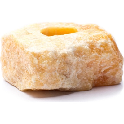 Milujeme Kameny Svícen - kalcit oranžový - surový kámen