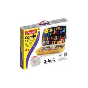 Quercetti Tabule v kufříku Combi ABC + 123