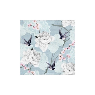 Amabiente Салфетки Ambiente Oriental flowers blue, 20 броя (12517315)