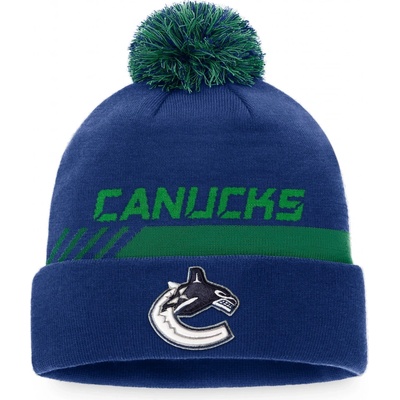 Fanatics Authentic Pro Locker Room Cuffed Pom Knit NHL Vancouver Canucks
