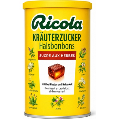 Ricola bylinné bonbóny dóza 400 g