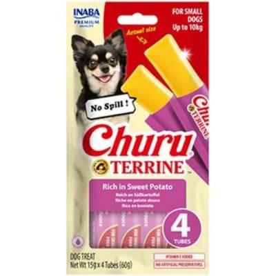 Churu Dog Terrine bataty plemená S 4 x 15 g