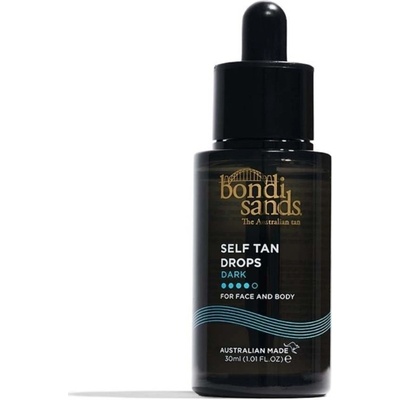 Bondi Sands Self Tan Drops samoopalovací kapky na obličej a tělo Dark 30 ml