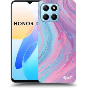 Pouzdro Picasee ULTIMATE CASE Honor X8 5G - Pink liquid