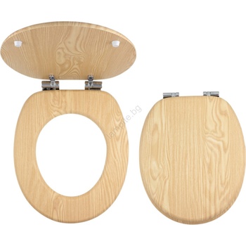 FERRO - Тоалетна седалка SoftClose MDF/декор ясен (NR0168)