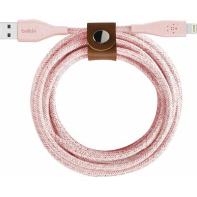 Belkin F8J236bt04-PNK DuraTek Plus Lightning to USB-A, 1m