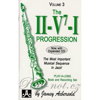 AEBERSOLD PLAY ALONG 3 THE II/V7/I PROGRESSION + CD
