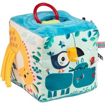 Lilliputiens Бебешко меко кубче с активности Lilliputiens - Джунгла (83399)