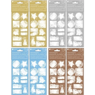 Anděl Samolepicí jmenovky na dárky - 10 ks - 10655 – Zboží Dáma