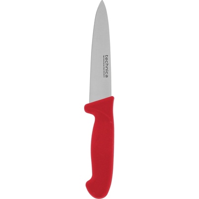 TECHNICA Šéfkuchársky nôž HACCP 269 mm červený ostrie do špičky úzke Silver Line